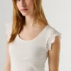 Ärmlös ribbad blus Ärmlös ribbad blus