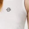 Ärmlös ribbad topp Ärmlös ribbad topp