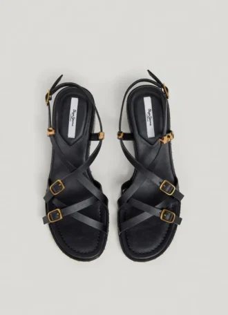 Sandaler med djurmönster