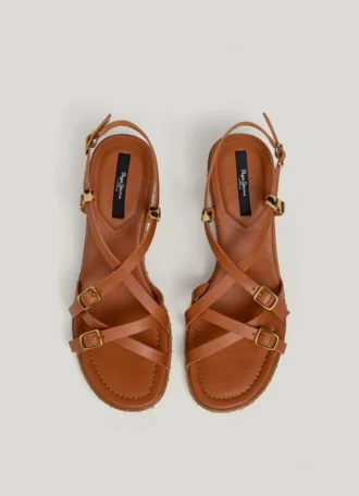 Sandaler med djurmönster