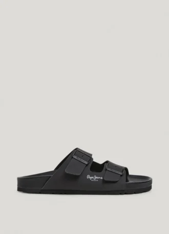 Sandaler med dubbla spännen