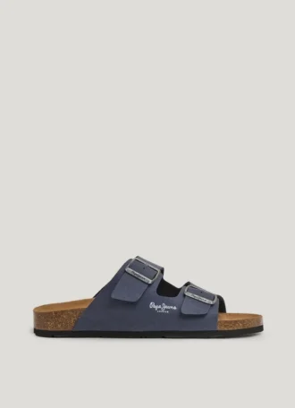 Sandaler med dubbla spännen