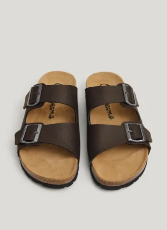Sandaler med dubbla spännen
