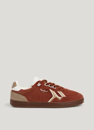 Sneakers i mocka med cup-sula – Ball