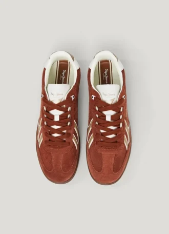 Sneakers i mocka med cup-sula – Ball