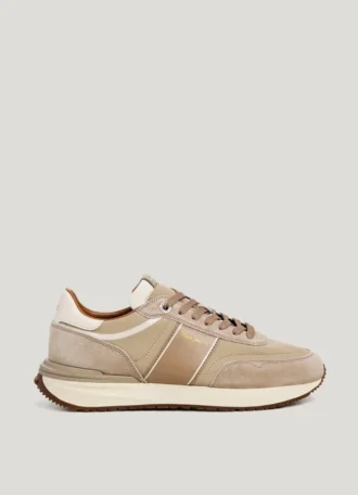 Sneakers med detaljer i mocka – Buster
