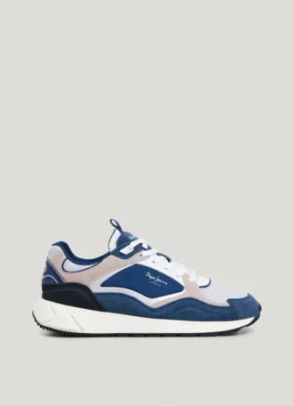 Sneakers med detaljer i mocka – Marlon