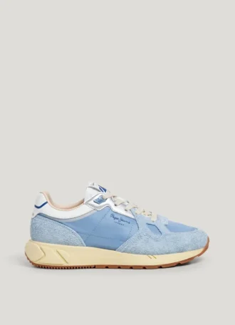 Sneakers med detaljer i mocka – Marlon