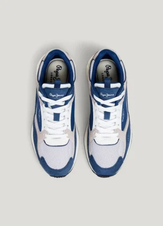 Sneakers med detaljer i mocka – Marlon