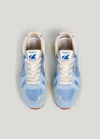 Sneakers med detaljer i mocka – Marlon