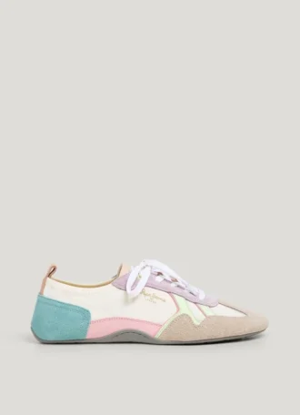 Sneakers med detaljer i mocka – Noa