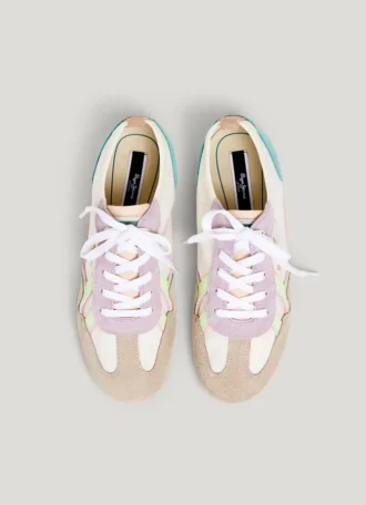 Sneakers med detaljer i mocka – Noa