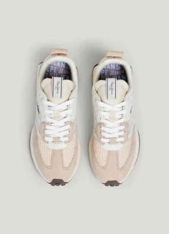Sneakers med stickat tyg – Lucky