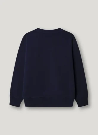 Sweatshirt med logotryck i avslappnad passform Sweatshirt med logotryck i avslappnad passform