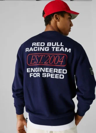 Sweatshirt med rund hals och avslappnad passform Sweatshirt med rund hals och avslappnad passform