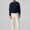 Sweatshirt med rund hals och avslappnad passform Sweatshirt med rund hals och avslappnad passform