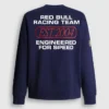 Sweatshirt med rund hals och avslappnad passform Sweatshirt med rund hals och avslappnad passform