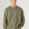 Sweatshirt med rund hals och logotyp Sweatshirt med rund hals och logotyp