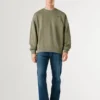 Sweatshirt med rund hals och logotyp Sweatshirt med rund hals och logotyp