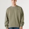 Sweatshirt med rund hals och logotyp Sweatshirt med rund hals och logotyp