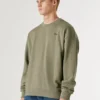 Sweatshirt med rund hals och logotyp Sweatshirt med rund hals och logotyp