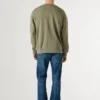 Sweatshirt med rund hals och logotyp Sweatshirt med rund hals och logotyp