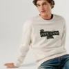 Sweatshirt med rund hals och normal passform Sweatshirt med rund hals och normal passform