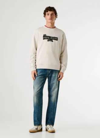 sweatshirt med rund hals och normal passform 2 10 330x456 - Sweatshirt med rund hals och normal passform