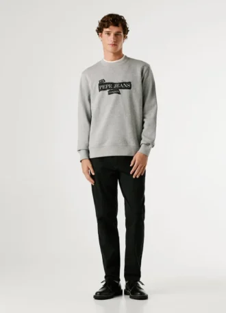 sweatshirt med rund hals och normal passform 2 11 330x456 - Sweatshirt med rund hals och normal passform