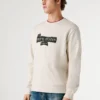 Sweatshirt med rund hals och normal passform Sweatshirt med rund hals och normal passform