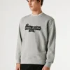 Sweatshirt med rund hals och normal passform