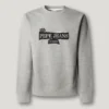 Sweatshirt med rund hals och normal passform