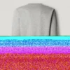 Sweatshirt med rund hals och normal passform