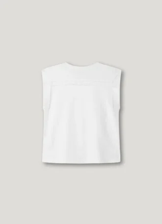 T-shirt med fransdetaljer