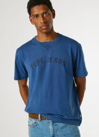 T-shirt med logotryck T-shirt med logotryck