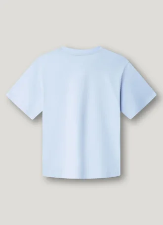 T-shirt med logotryck i avslappnad passform