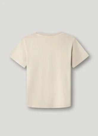 T-shirt med logotryck i avslappnad passform