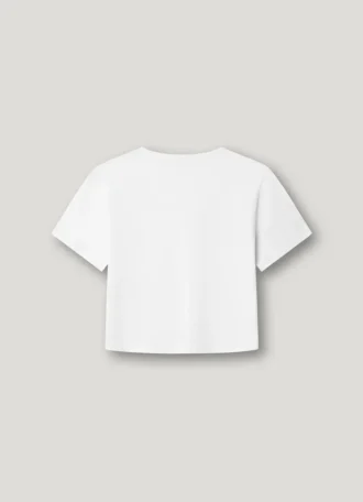 T-shirt med logotryck i avslappnad passform T-shirt med logotryck i avslappnad passform