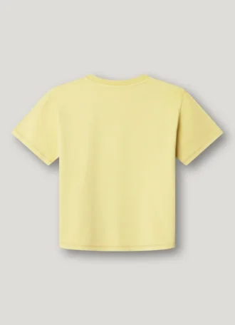 T-shirt med logotryck i avslappnad passform