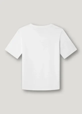 T-shirt med logotryck i normal passform