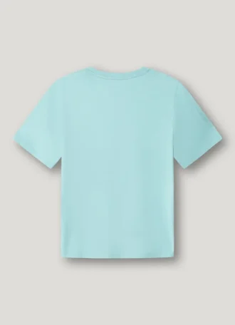T-shirt med logotryck i normal passform