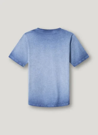 T-shirt med logotryck i normal passform