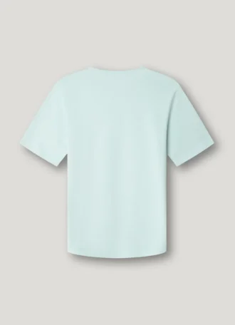 T-shirt med logotryck i normal passform