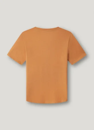 T-shirt med logotryck i normal passform