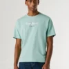 T-shirt med logotryck i normal passform T-shirt med logotryck i normal passform