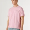 T-shirt med logotryck i normal passform T-shirt med logotryck i normal passform
