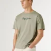 T-shirt med logotryck i normal passform T-shirt med logotryck i normal passform