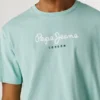 T-shirt med logotryck i normal passform T-shirt med logotryck i normal passform