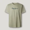 T-shirt med logotryck i normal passform T-shirt med logotryck i normal passform