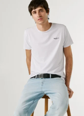 t shirt med logotryck i slim fit 1 23 330x456 - T-shirt med logotryck i slim fit